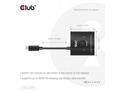 Club3D Switch, USB-C na 2xUSB-C Oboustranný 2v1, 8