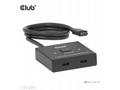 Club3D Switch, USB-C na 2xUSB-C Oboustranný 2v1, 8