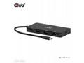Club3D Dokovací stanice USB-C 9v1, 2xHDMI, 1xUSB-C