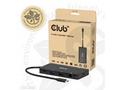 Club3D Dokovací stanice USB-C 9v1, 2xHDMI, 1xUSB-C