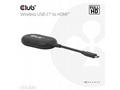 Club3D Bezdrátový adaptér (vysílač) USB-C na HDMI,