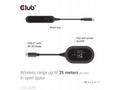 Club3D Bezdrátový adaptér (vysílač) USB-C na HDMI,