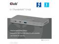 Club3D hub Thunderbolt 5 5v1, 3x USB-C TB5, 1x USB