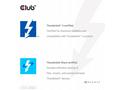 Club3D hub Thunderbolt 5 5v1, 3x USB-C TB5, 1x USB