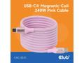 Club3D Kabel magnetický USB-C, 240W PD3.1, 480 Mbp