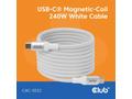 Club3D Kabel magnetický USB-C, 240W PD3.1, 480 Mbp