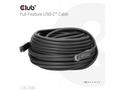 Club3D Kabel USB-C, 10 Gbps, 4K120Hz, 8K60Hz, 60W,