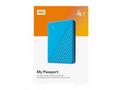 WD My Passport portable 4TB Ext. 2.5" USB3.0 Blue