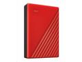 WD My Passport portable 4TB Ext. 2.5" USB3.0 Red