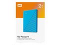 WD My Passport portable 2TB Ext. 2.5" USB3.0 Blue