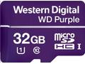 WD MicroSDHC karta 32GB Purple WDD032G1P0C Class 1