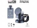 WG - Bezdrátová nabíječka 4v1 Mush8oom, lampička, 