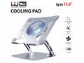 WG - Chladící podložka pro notebook, 15,6", stříbr