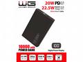WG - Power Bank 10000 mAh, USB-C PD 20W + USB-A 22