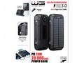 WG - Power Bank 20000 mAh, solarní panel + bezdrát