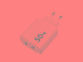 WG - Síťová nabíječka 2x USB-C 50W, 1x USB-C PD 30