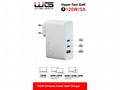 WG - Síťová nabíječka GaN 3x USB 120W, 1x USB-A + 