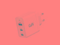 WG - Síťová nabíječka GaN 3x USB, 1x USB-A 30W + 2