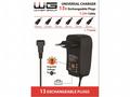 WG - Univerzální nabíječka s 13 adaptéry, černá