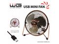 WG - Ventilátor USB mini fan 6inch, bronzový
