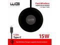 WG - Bezdrátová nabíječka stolní FAST 15W, kulatá 