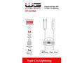 WG - Datový kabel Lightning Mfi na Type-C, 1 metr,