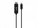 WG - Datový kabel Type-C na HDMI, 3 metry, 4K, čer