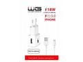 WG - Síťová nabíječka 1x USB-A, Quick Charge 3.0, 
