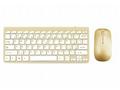 WG - Bluetooth klávesnice s myší, zlatá