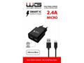 WG - Síťová nabíječka 2x USB-A 2,4A, Smart IC + ka
