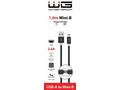 WG - Datový kabel USB Mini-B (5 pins)-USB-A, 1m, n