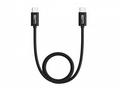 WG - Datový kabel Type-C to Type-C, 1m, 3A, black