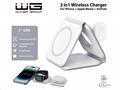 WG - Bezdrátová nabíječka WGMaxFlex 3in1, Skládací