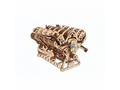 Ugears 3D dřevěné mechanické puzzle Motor V8