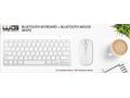 WG - Bluetooth klávesnice s myší, white