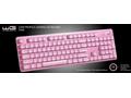 WG - Herní klávesnice podsvícena drátová, pink