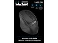 WG - Bezdrátová myš WG5 SeaMouse, 2v1, bluetooth +