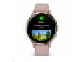 Garmin Venu® 3S, Nerezová luneta Soft Gold, pouzdr