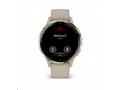 Garmin Venu® 3S, Nerezová luneta Soft Gold, pouzdr