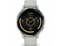 Garmin Venu® 3S, Silver, Sage grey, Silicone band