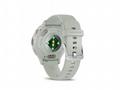 Garmin Venu® 3S, Silver, Sage grey, Silicone band