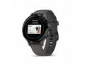 Garmin Venu® 3S, Slate, Gray, Silicone band