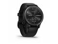 Garmin vívomove® Sport Slate, Black Silicone Band,