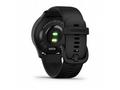 Garmin vívomove® Sport Slate, Black Silicone Band,