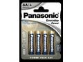 Panasonic Alkalická baterie LR6EPS, 4BP Everyday P