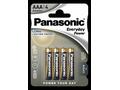 Panasonic Alkalická baterie LR03EPS, 4BP Everyday 