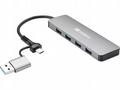 Sandberg USB-C, A to 4xUSB 3.0 Hub