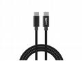 WG - Datový kabel Type-C na Type-C, 50 cm, černá