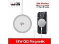 WG - Bezdrátová nabíječka Qi2 FAST MAGNET 15W, bíl