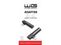 WG - Adapter Lightning na 3.5 mm audio Jack, černá